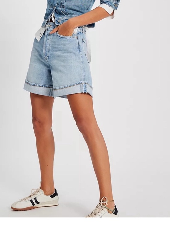 Agolde Pants - Agolde Dame Denim Shorts